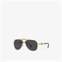 Солнцезащитные очки-авиаторы в металлической оправе VE2236 Versace, желтый 6394040
