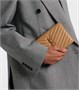 Кошелек на цепочке Cassandre Envelope из стеганой кожи Saint Laurent, Natural Tan 25621607