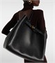 Сумка-тоут Tara из крупнозернистой кожи Tom Ford, черный 25641914