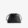 Сумочка через плечо Bottega Veneta из кожи с пыльником, черный 25085322