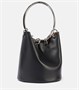 Кожаная сумка-ведро Ring Medium Alaïa, нуар 25641353