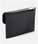 Маленький кожаный кошелек-конверт Saint Laurent, черный 2106994
