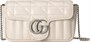 Мини-сумка Gucci GG Marmont белая 666593