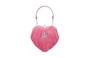 Сумка Vivienne Westwood в форме сердца из телячьей кожи, Розовый портативный кошелек для женщин 26499196