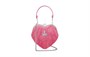 Сумка Vivienne Westwood в форме сердца из телячьей кожи, Розовый портативный кошелек для женщин 26499196