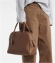 Индийская кожаная сумка-тоут среднего размера India 12 The Row, Dark Olive Ans 25632985