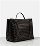 Большая кожаная сумка-тоут andiamo Bottega Veneta, коричневый 5982790