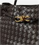 Большая кожаная сумка-тоут andiamo Bottega Veneta, коричневый 5982790