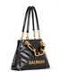 Balmain маленькая сумка-тоут 1945 Soft, черный 15688073