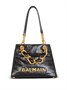 Balmain маленькая сумка-тоут 1945 Soft, черный 15688073