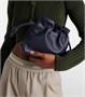 Фламенко миниатюрный кожаный клатч Loewe, Abyss Blue 25641405