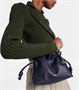 Фламенко миниатюрный кожаный клатч Loewe, Abyss Blue 25641405