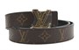 Женский ремень Louis Vuitton, черный/коричневый 10443824