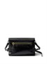 Кожаная сумка Prada через плечо, черный 15678563