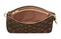 LOUIS VUITTON Сумка через плечо из лакированного полотна с кожаной отделкой женская коричневая 27972829