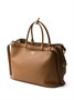 Кожаная сумка Prada с пряжкой и двойным ремнем, коричневый 15678444