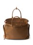 Кожаная сумка Prada с пряжкой и двойным ремнем, коричневый 15678444