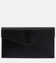 Кожаный клатч Uptown Saint Laurent, черный 2110340