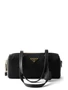 Средняя сумка-тоут Prada из нейлона и кожи, черный 20489336