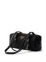 Средняя сумка-тоут Prada из нейлона и кожи, черный 20489336