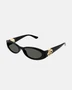 Солнцезащитные очки Гуччи Gucci, чёрный 23868482