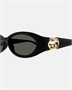 Солнцезащитные очки Гуччи Gucci, чёрный 23868482