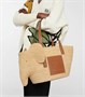 Сумка-тоут Elephant Basket из рафии Loewe, бежевый 2089571