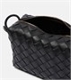 Мини-сумка через плечо из кожи с петлей Bottega Veneta, черный 2124917