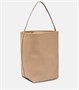 Парка большая кожаная сумка-тоут The Row, Dark Taupe Pld 25634975