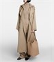 Парка большая кожаная сумка-тоут The Row, Dark Taupe Pld 25634975