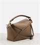 Пазл Маленькая кожаная сумка-тоут Loewe, серо-коричневый 25641995
