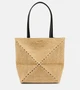 Сумка-тоут из рафии Paula's Ibiza Puzzle Fold Loewe, Natural 25641861