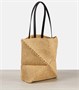 Сумка-тоут из рафии Paula's Ibiza Puzzle Fold Loewe, Natural 25641861