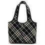Хлопковая сумка через плечо Burberry унисекс, черная 26467348