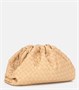Клатч из кожи intrecciato Bottega Veneta, бежевый 2070924