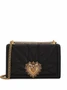 Большая сумка на плечо Devotion DOLCE & GABBANA, черный 25844764