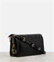 Мягкий звук Большая кожаная сумка через плечо Prada, черный 25639109