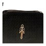 Сумка-курочка из кашемира, женская черная сумка через плечо Chrome Hearts 26489660