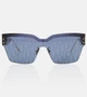 Солнцезащитные очки DiorClub M4U в квадратной оправе Dior Eyewear, разноцветный 2075862