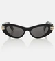 Солнцезащитные очки «кошачий глаз» c dior b1u Dior Eyewear, черный 5984302