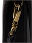 Мини-сумка Prada из кожи с треугольным логотипом, черный 15684156