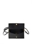 Мини-сумка Prada из кожи с треугольным логотипом, черный 15684156