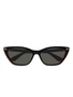 Солнцезащитные очки «кошачий глаз» Gucci Eyewear, черный 23793418
