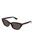 Солнцезащитные очки «кошачий глаз» Gucci Eyewear, черный 23793418