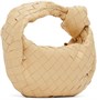 Бежевая мини-сумка Jodie Bottega Veneta 1063976
