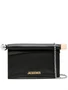 Клатч La Petite Pochette Rond Carré JACQUEMUS, черный 25865302
