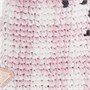 Маленькая женская сумка из соломы, лозы и рафии снежно-розового цвета PRADA 26491700