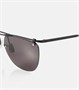 Солнцезащитные очки SL 600 с плоскими бровями Saint Laurent, черный 2109861