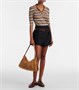Aimée средняя замшевая сумка через плечо Prada, коричневый 25626251