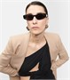 Солнцезащитные очки прямоугольной формы Celine, черный 2073181